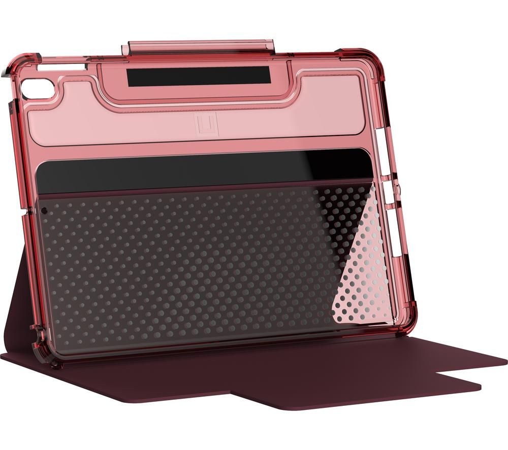 UAG Lucent 10.2" iPad Case - Dusty Rose, Red,Clear