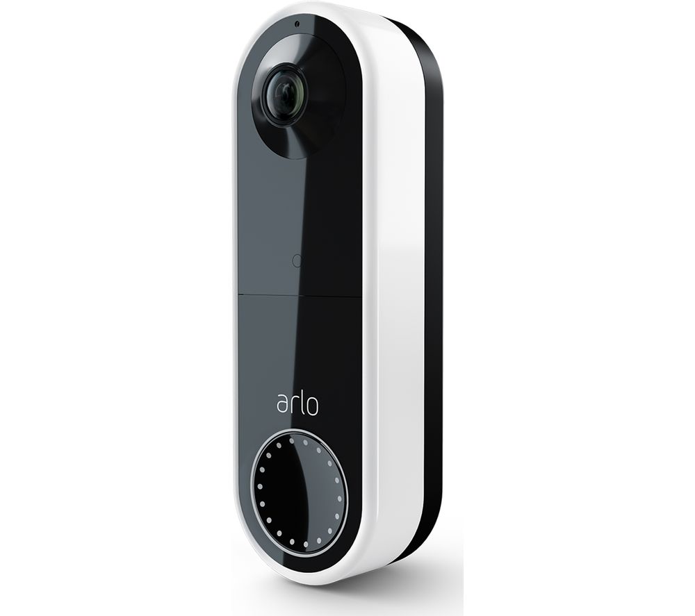 ARLO AVD2001-100EUS Video Doorbell - Black & White, Black