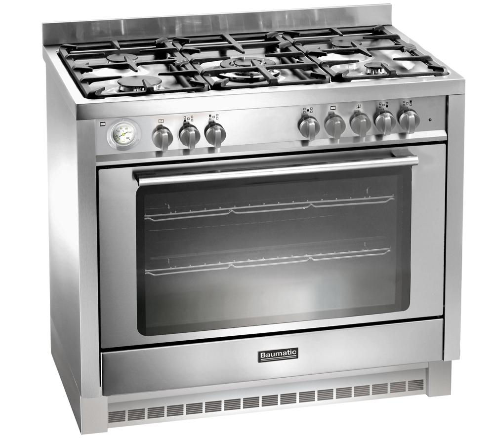 BAUMATIC BCD905SS Dual Fuel Range Cooker - Stainless Steel, Stainless Steel