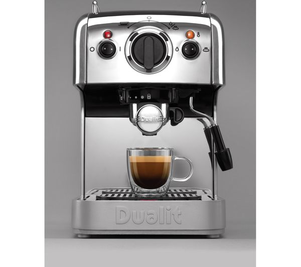 DUALIT D3IN1SS 3-in-1 Coffee Machine ? Stainless Steel, Stainless Steel