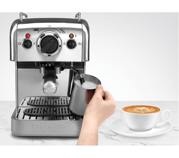 DUALIT D3IN1SS 3-in-1 Coffee Machine ? Stainless Steel, Stainless Steel