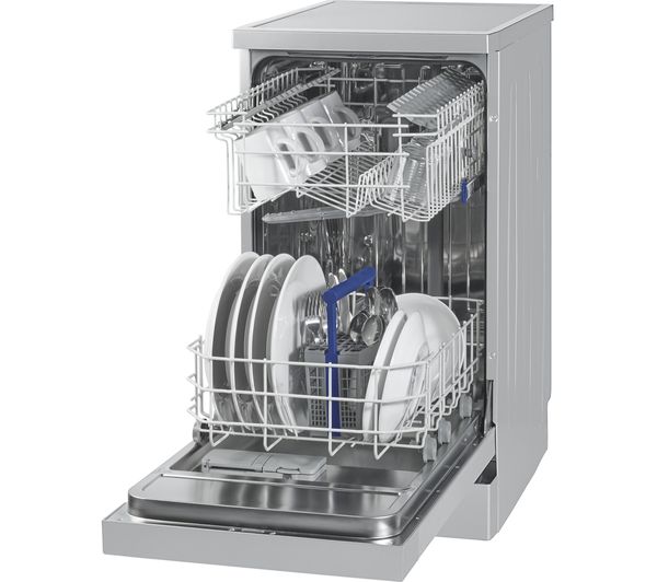 BEKO DFS05010S Slimline Dishwasher - Silver, Silver