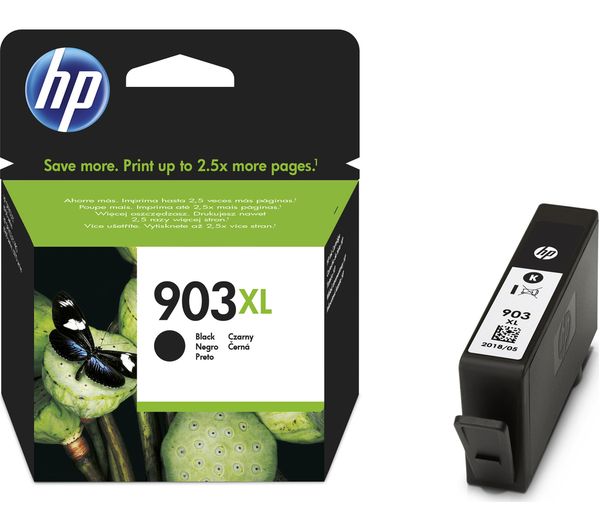 HP 903XL Original Black Ink Cartridge, Black