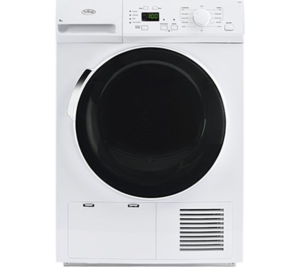 Belling Tumble Dryer Bel FCD800 Whi Condenser  - White, White
