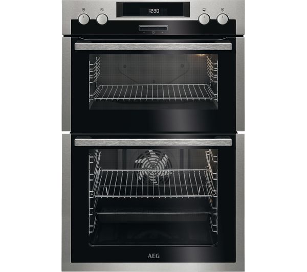 AEG DCS431110M Electric Double Oven - Stainless Steel, Stainless Steel