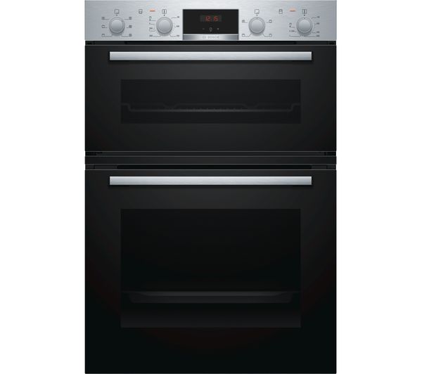 BOSCH MBS133BR0B Electric Double Oven - Stainless Steel, Stainless Steel