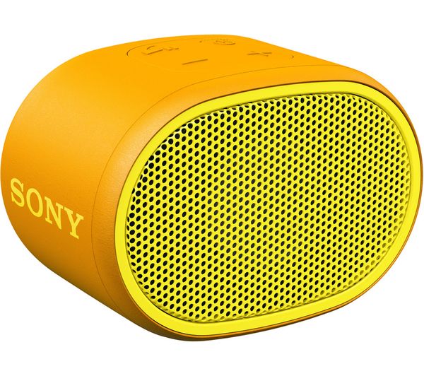 SONY SRS-XB01 Portable Bluetooth Speaker - Yellow & Orange, Yellow