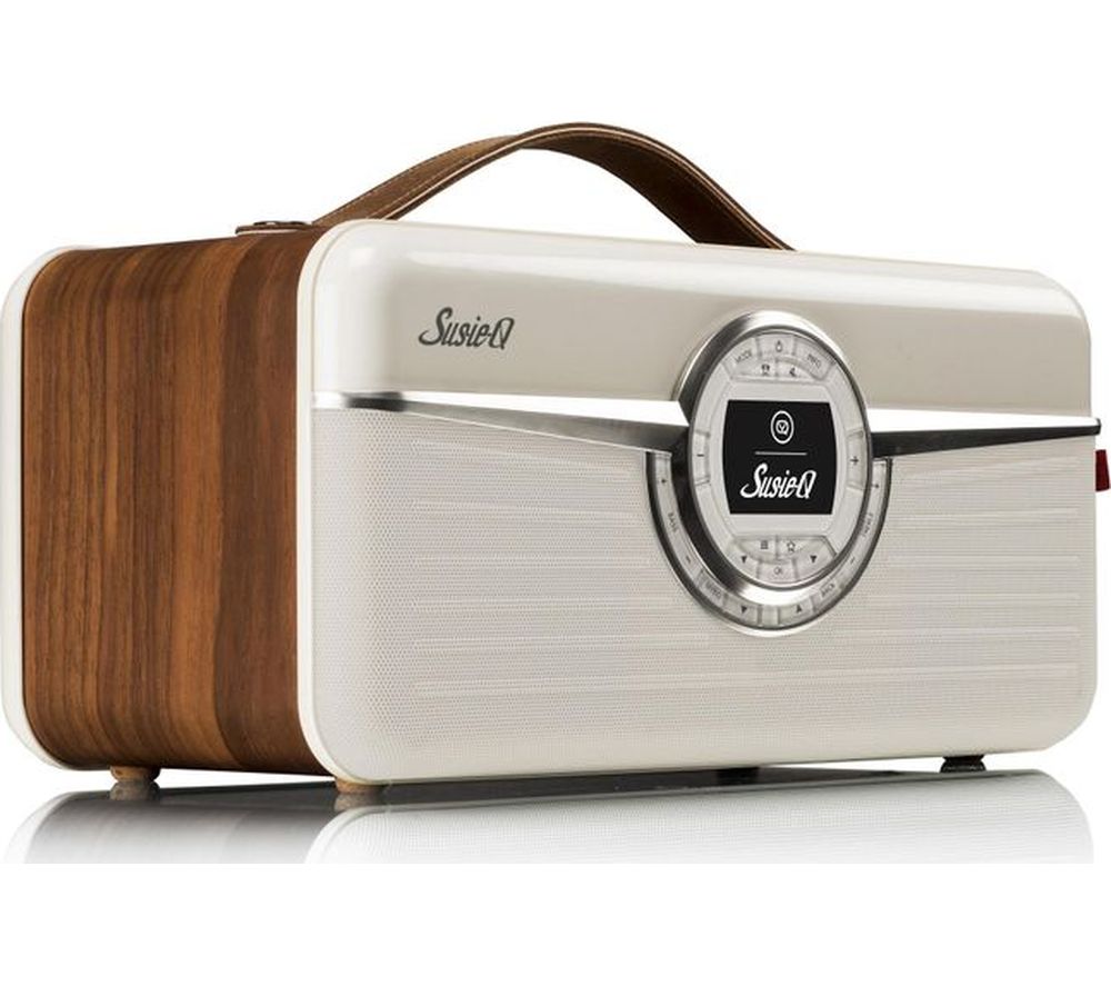 VQ Susie-Q Portable DAB Smart Bluetooth Radio - Walnut