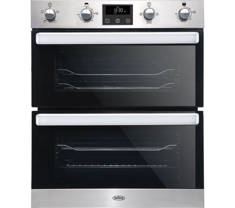 BELLING BI702FP Electric Built-under Double Oven - Stainless Steel, Stainless Steel
