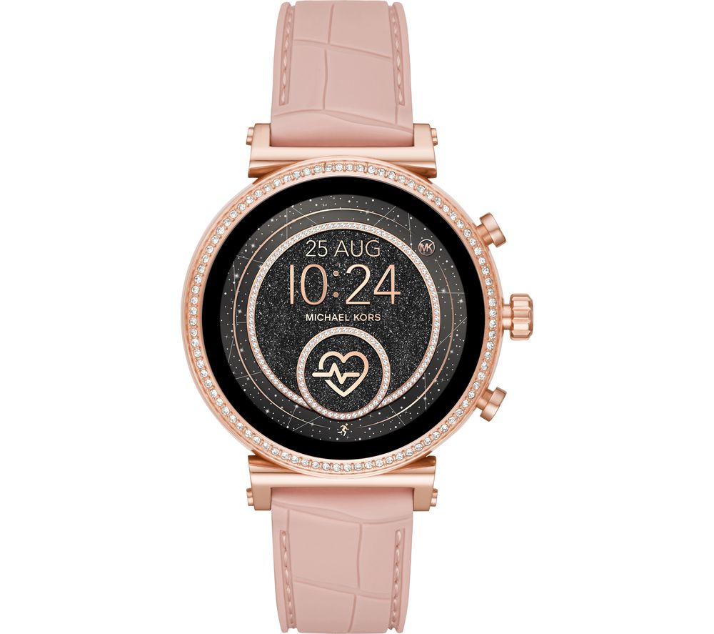 MICHAEL KORS Access Sofie Heart Rate MKT5068 Smartwatch - Rose Gold & Pink, Gold