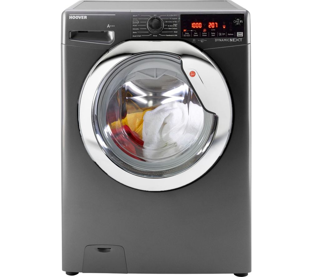 Hoover Dynamic DWOAD69AHC7 WiFi-enabled 9 kg 1600 Spin Washing Machine - Graphite, Graphite