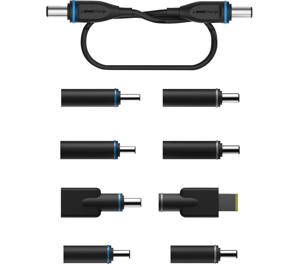 OMNICHARGE OA53A003DC Output & Input Tips Set - Black