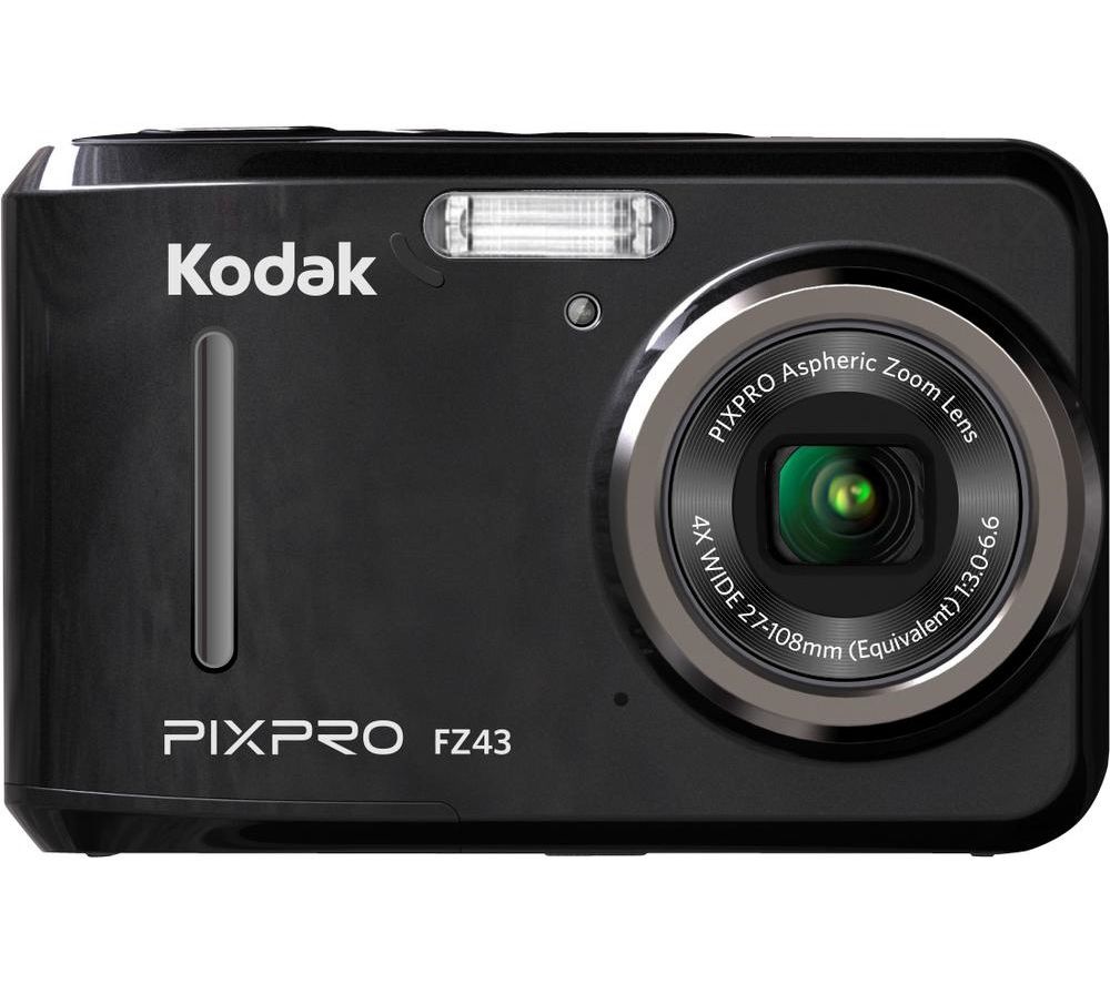 KODAK PIXPRO FZ43 Compact Camera - Black, Black