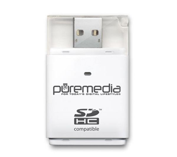 PUREMEDIA USB 2.0 Memory Card Reader