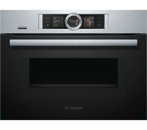 BOSCH Serie 8 CMG676BS6B Built-in Smart Combination Microwave - Stainless Steel, Stainless Steel