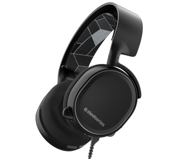 STEELSERIES Arctis 3 Gaming Headset - Black, Black