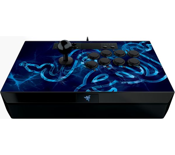 RAZER Panthera Arcade Stick - Black & Blue, Black