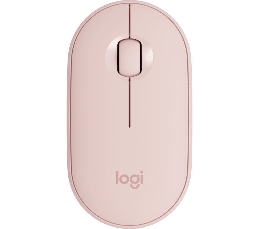 LOGITECH Pebble M350 Wireless Optical Mouse - Pink, Pink