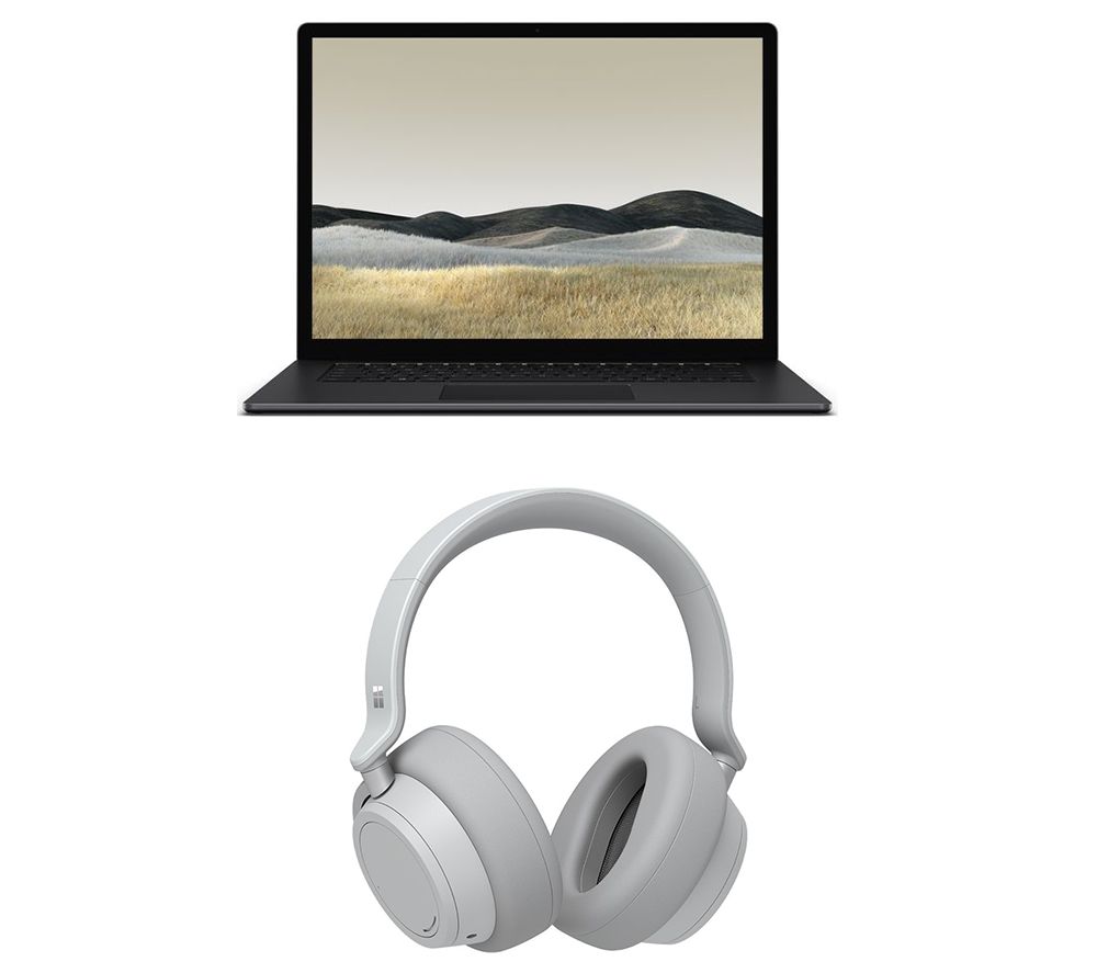 MICROSOFT 15" AMD Ryzen 5 Surface Laptop 3 & Wireless Bluetooth Noise-Cancelling Headphones Bundle