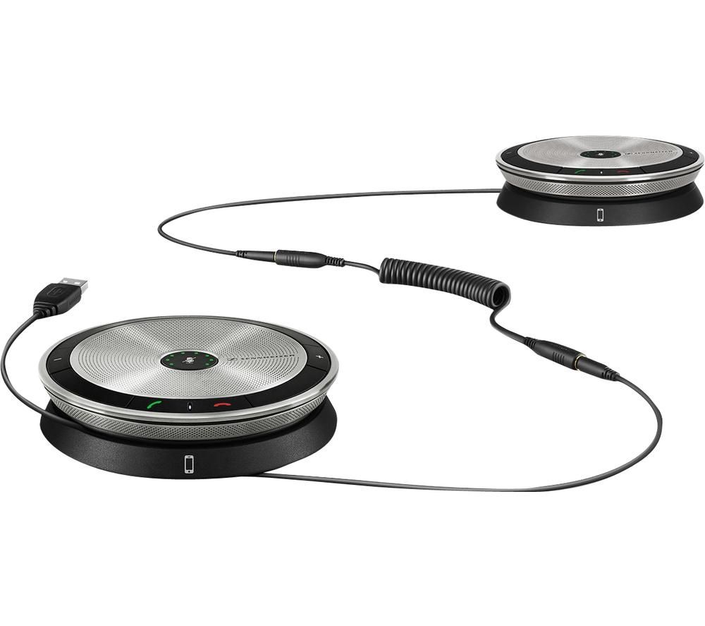 SENNHEISER SP 220 UC Dual Speakerphone - Black & Silver, Black