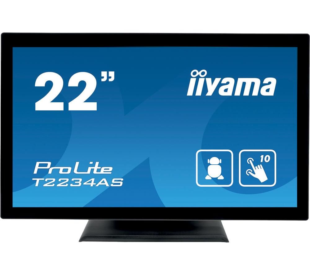 IIYAMA ProLite T2234AS-B1 22" All-in-One PC - 16 GB eMMC, Black, Black