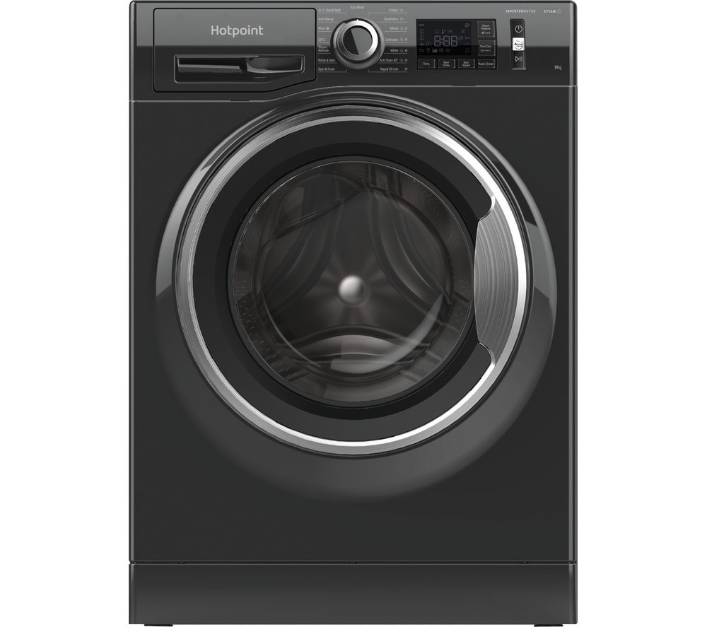 HOTPOINT Activecare NM11 945 BC A UK N 9 kg 1400 Spin Washing Machine - Black, Black