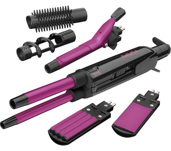 BABYLISS 2800CU Pro Ceramic 12 in 1 Styler - Pink, Pink