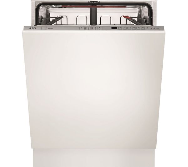 AEG FSS62600P Full-size Integrated Dishwasher, Red
