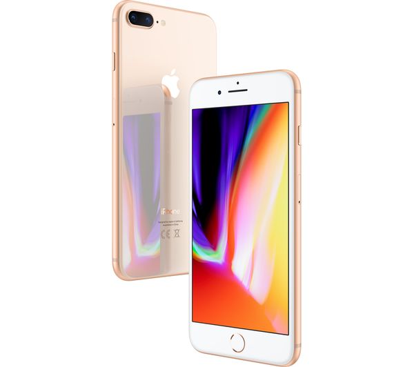 APPLE iPhone 8 Plus - 64 GB, Gold, Gold