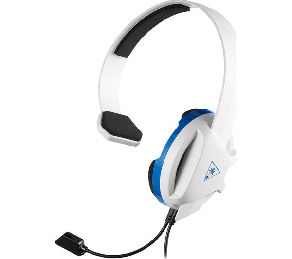 TURTLE BEACH Recon Chat Gaming Headset - White & Blue, White