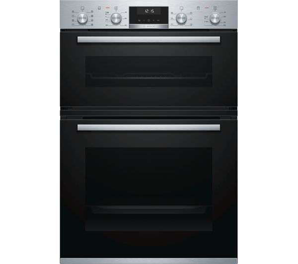 BOSCH Serie 6 MBA5350S0B Electric Double Oven - Stainless Steel, Stainless Steel