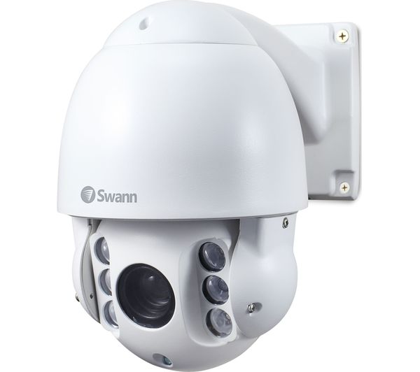 SWANN PRO-1080PTZ Panoramic IR 1080p Full HD CCTV Camera, Black