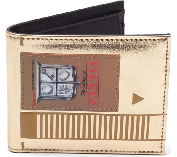 NINTENDO Zelda Cartridge Bifold Wallet - Gold, Gold