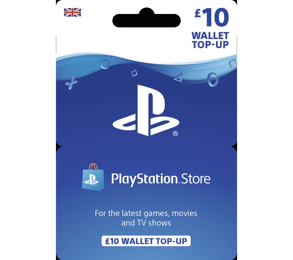 PLAYSTATION Network Wallet Top Up - £10