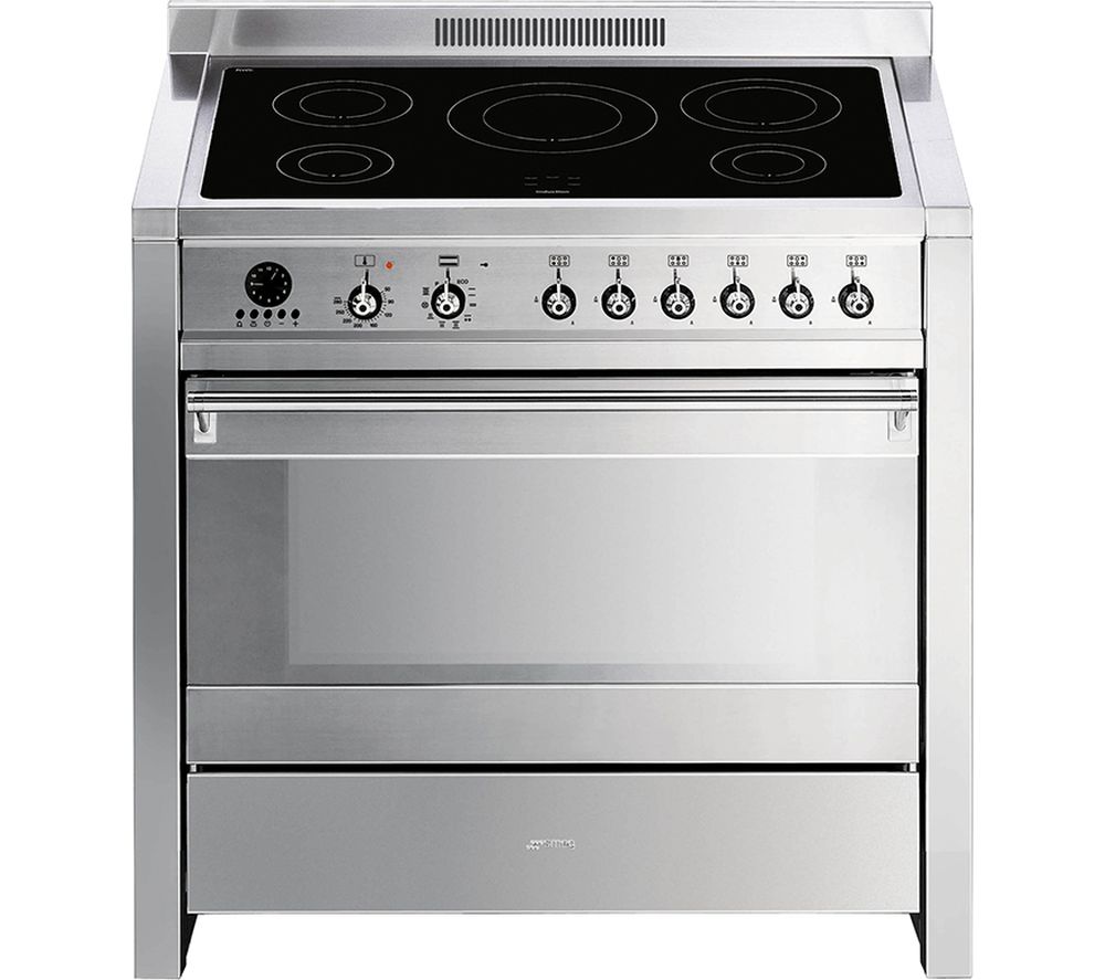 SMEG Opera A1PYID-9 90 cm Electric Range Cooker - Stainless Steel, Stainless Steel