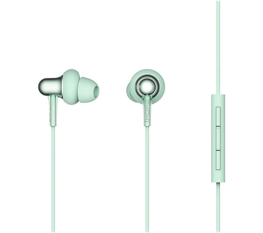 1MORE Stylish Dual-Dynamic E1025 Earphones - Spearmint Green, Green