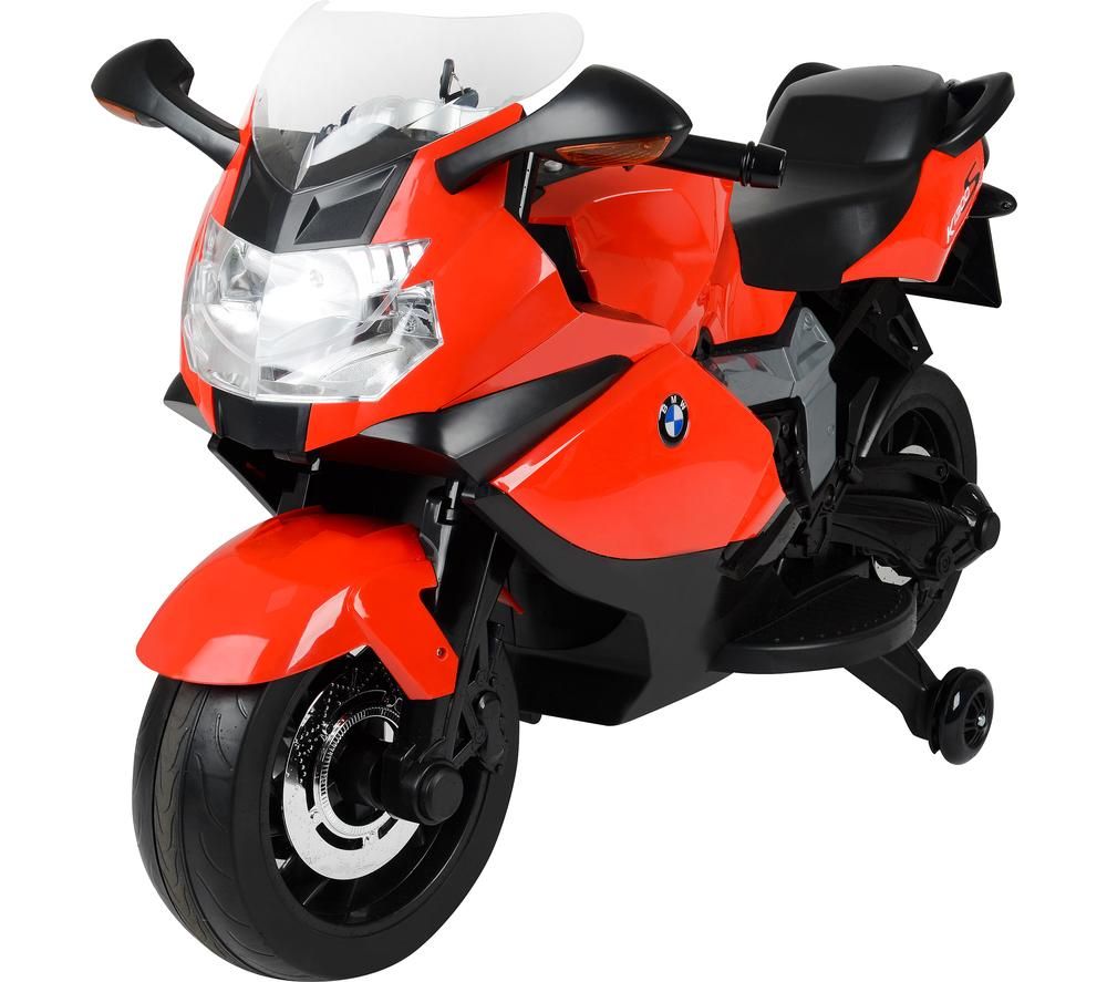 TOYRIFIC Vroom TY5838RD BMW Bike Electric Ride On Toy - Red, Red