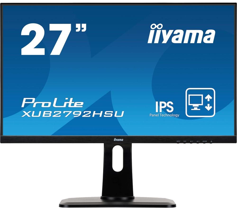 IIYAMA ProLite XUB2792HSU-B1 Full HD 27 IPS LCD Monitor - Black, Black