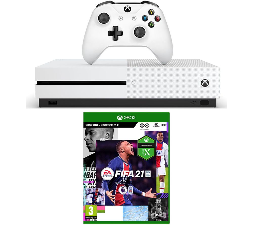 MICROSOFT Xbox One S & FIFA 21 Bundle - 1 TB