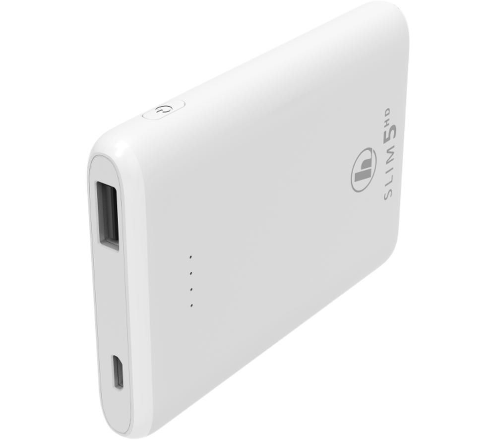 HAMA SLIM 5HD Portable Power Bank - White, White