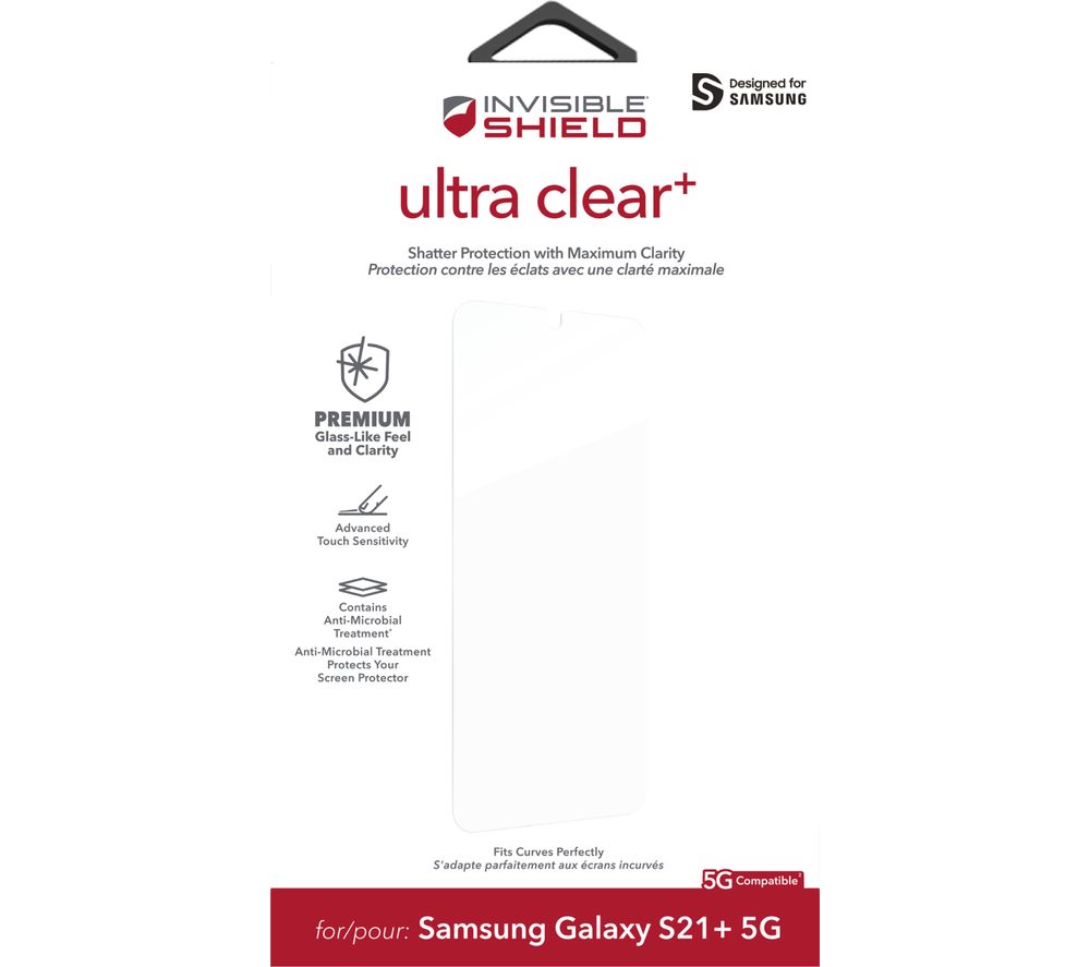 ZAGG InvisibleShield Ultra Clear Samsung S21 Screen Protector