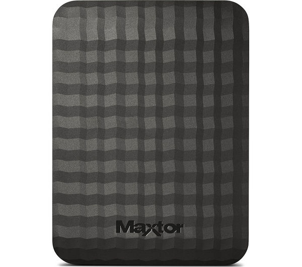 MAXTOR M3 Portable Hard Drive - 2 TB, Black, Black