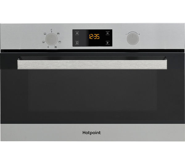 HOTPOINT Class 3 MD 344 IX H Built-in Microwave with Grill - Stainless Steel, Stainless Steel