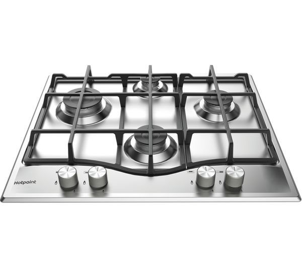 HOTPOINT PCN 641 IX/H Gas Hob - Stainless Steel, Stainless Steel
