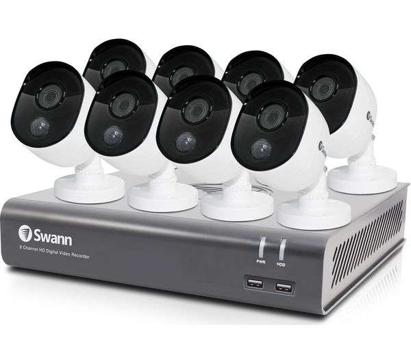 SWANN SODVK-845808 Full HD Smart Home Security System, Black