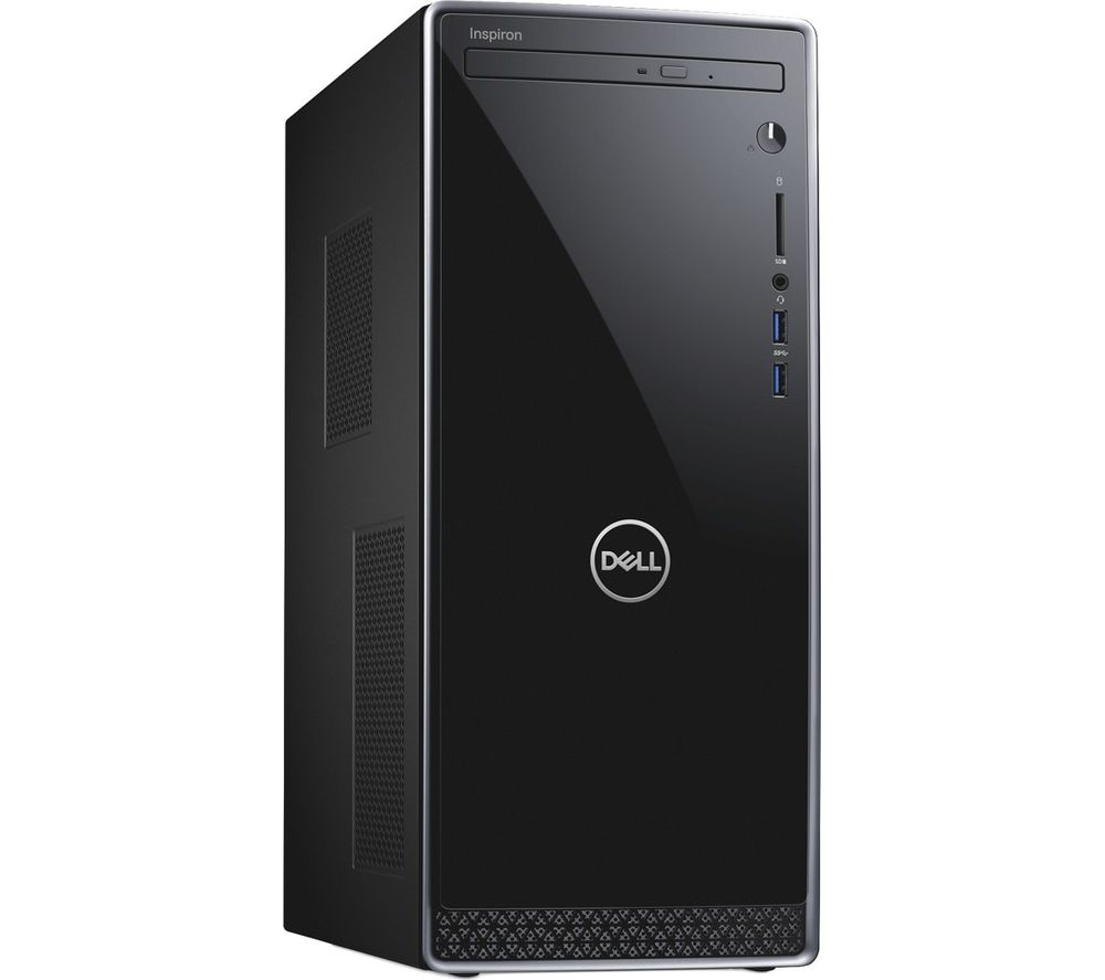 DELL Inspiron 3670 Intel® Core i5 Desktop PC - 1 TB HDD, Black & Silver, Black