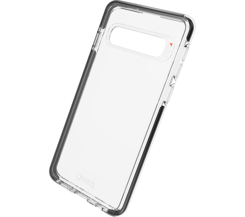 Piccadilly Galaxy S10 Case - Clear & Black, Black