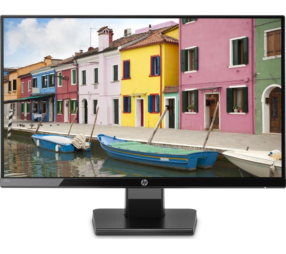 HP 24w Full HD 23.8" LCD Monitor - Black, Black