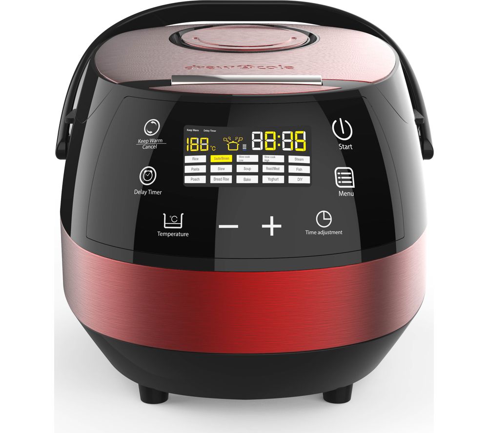 DREW & COLE Clever Chef Multicooker - Red, Red
