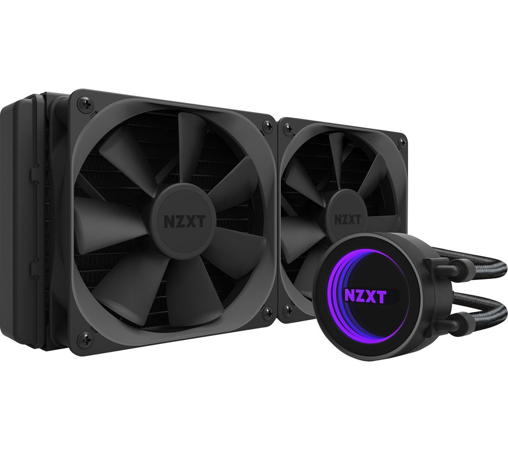Kraken X52 RGB CPU Cooling System - Black, Black